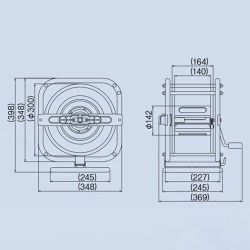 ウレタンエアーホースリール EA124B−21