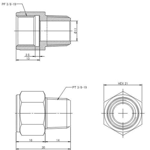 中間ニップルソケットSUSEA141AY−273