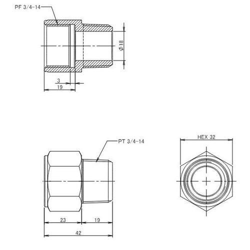 中間ニップルソケットSUSEA141AY−276
