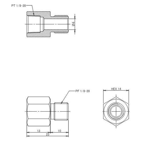 中間ニップルソケットSUSEA141AY−281