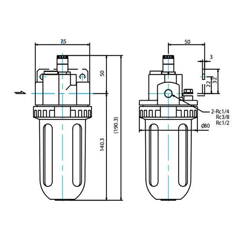 F.R.L.ユニット EA153CC−23A
