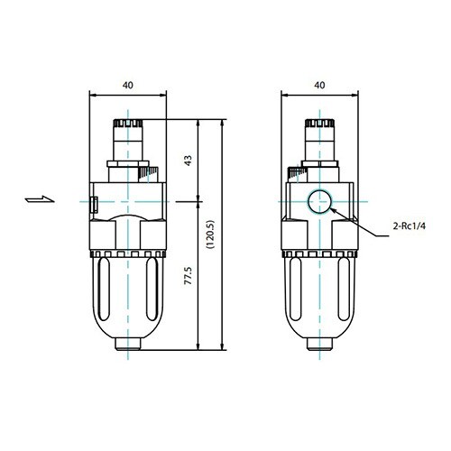 F.R.L.ユニット EA153CC−2A