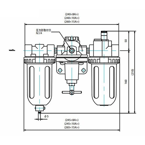 F.R.L.ユニット EA153CD−34A