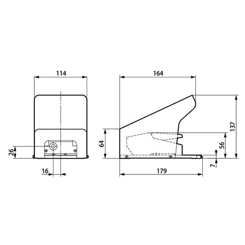 足踏スイッチ EA153EC−6