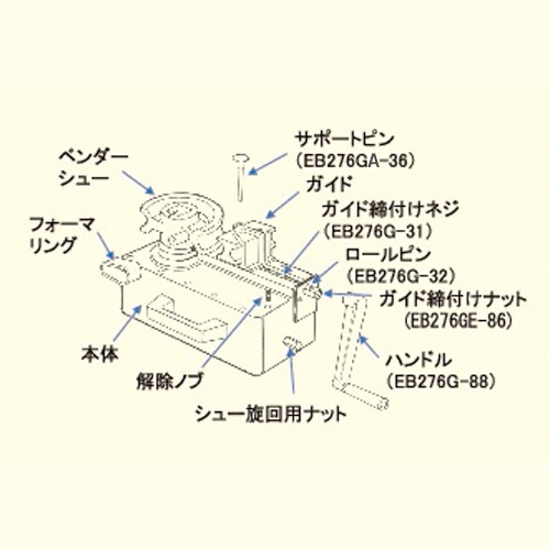 ギヤ式直管ベンダー(三脚付) EA276GA