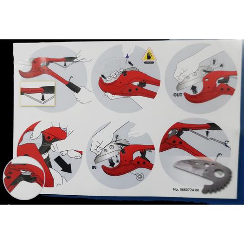 プラスチックパイプカッターEA338BG−11