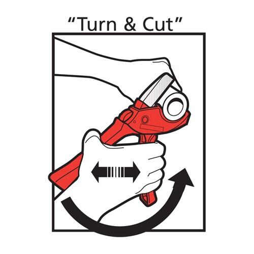 プラスチックパイプカッター EA338BG−2