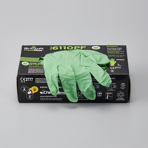 ニトリルゴム手袋(生分解性)EA354BD−143