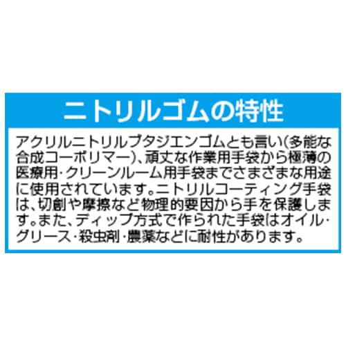 ニトリルゴム手袋(生分解性)EA354BD−143