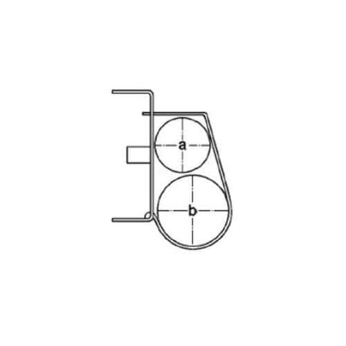 冷媒配管用全ねじ固定金具EA440BZ−63