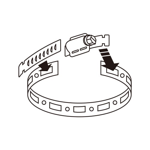 自在バンド用スクリューユニットEA463CM−2