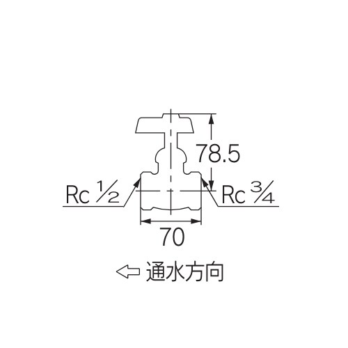 屋内止水栓 EA468BN−8