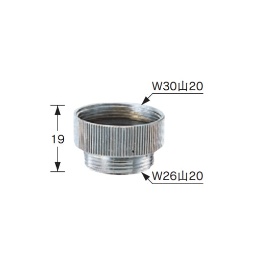 水栓パイプ用アダプター EA468BZ−4