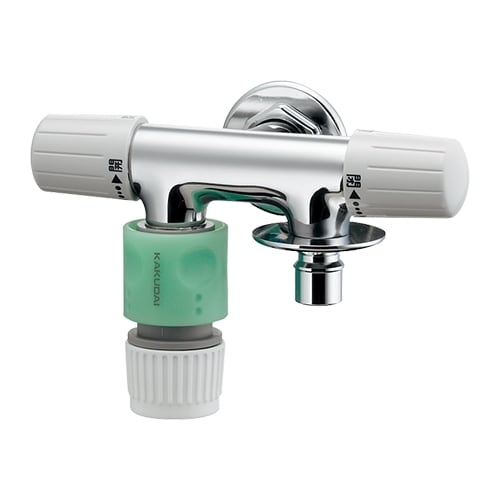 洗濯機用双口水栓 EA468CF−41