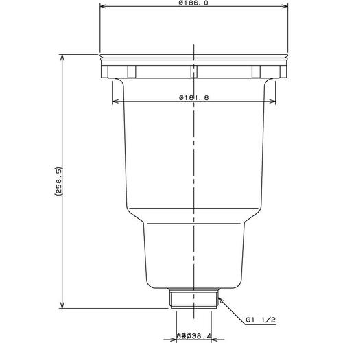 流し台用トラップ EA468D−11