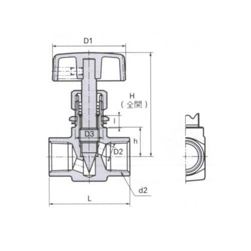 ニードルバルブ(ステンレス) EA470CM−1