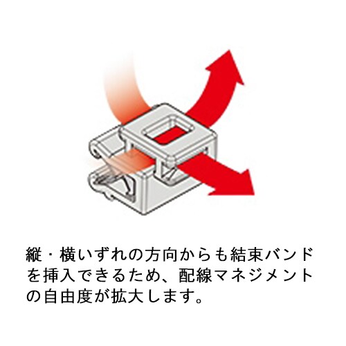 結束バンド用クリップベースEA475GH−26