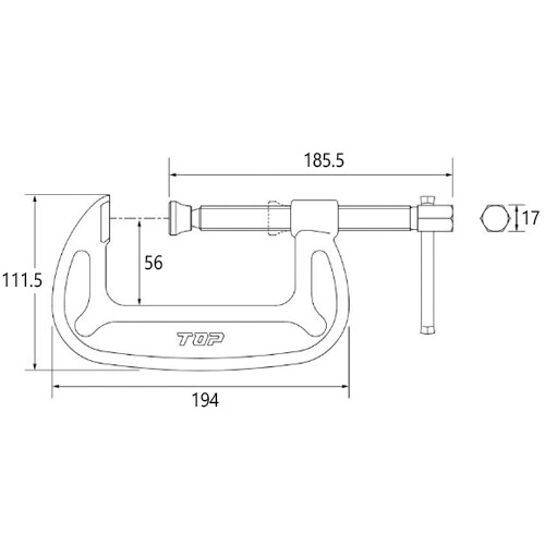 シャコ万力 EA526SJ−5