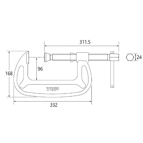 シャコ万力 EA526SJ−8