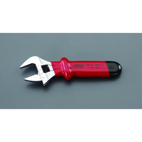 絶縁グリップワイドモンキーレンチEA530HA−6