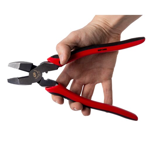強力型電工ペンチ(圧着付) EA534GZ−6