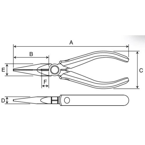 ラジオペンチEA537BG−150