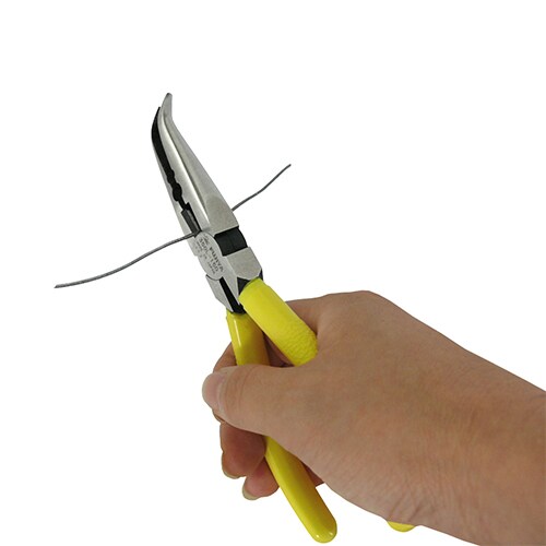 先曲ラジオペンチ(40°)EA537DF−150