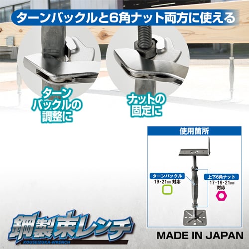 鋼製束用レンチ(ラチェット式)EA546JA−20