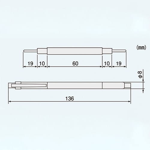 (−)セラミック両頭ドライバーEA552EX−13
