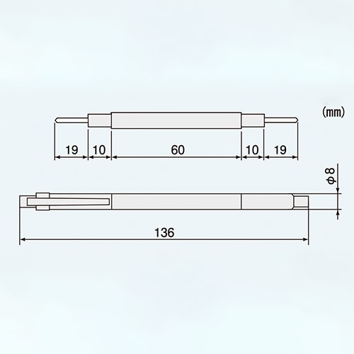 (−)セラミック両頭ドライバーEA552EX−14