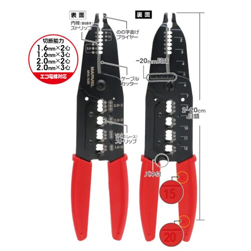 VVF(VA線)ストリッパー EA580EF−2