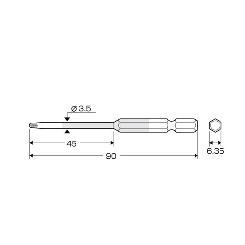 細軸エキストラクターEA584AB−42
