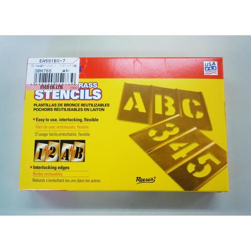 ステンシルプレートセット(真鍮)EA591BX−7