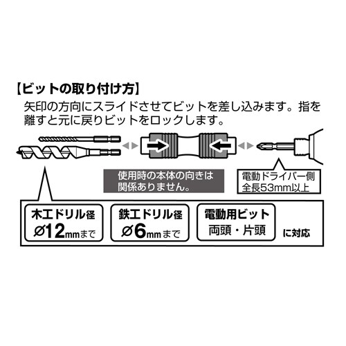 ジョイントビットホルダーEA611AX−111