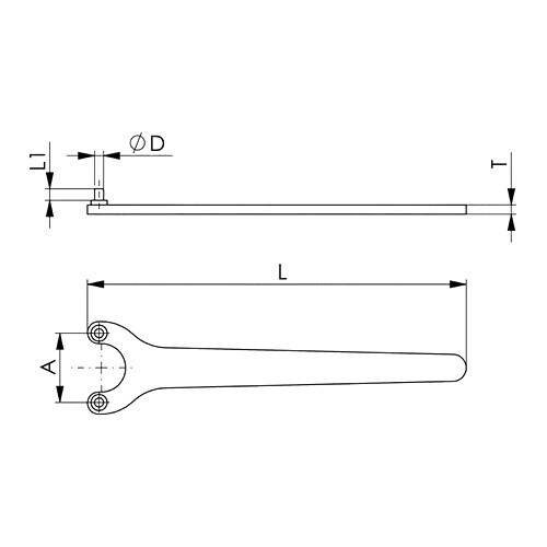 ピンレンチ(ピン固定式) EA613XW−21