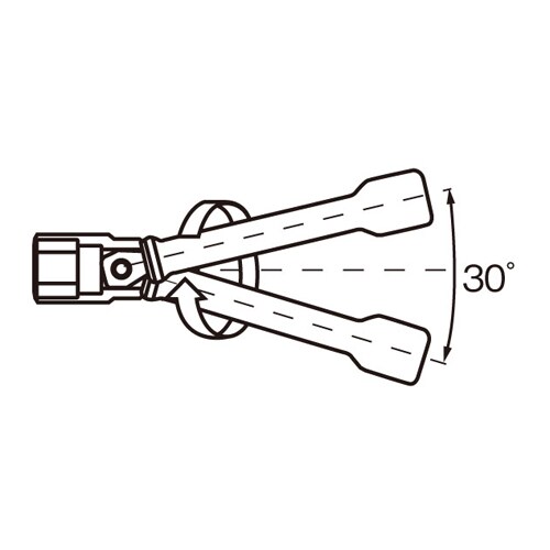 スイベルエクステンションバーEA618BB−300