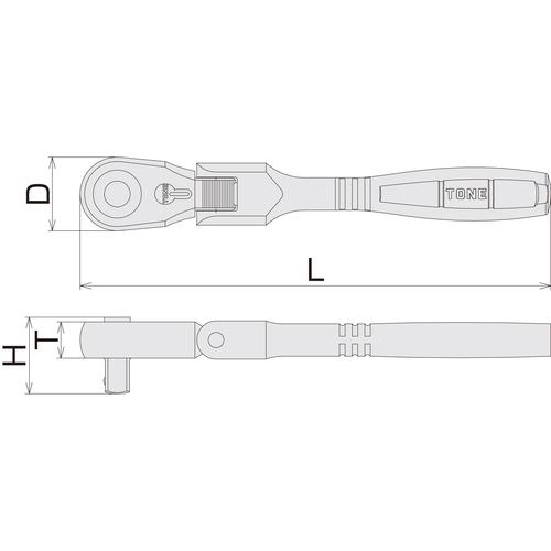 ラチェットハンドルEA618HA−13