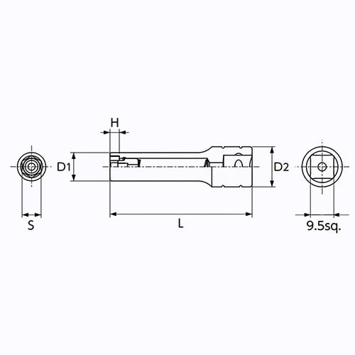 ディープソケットセットEA618PM−312