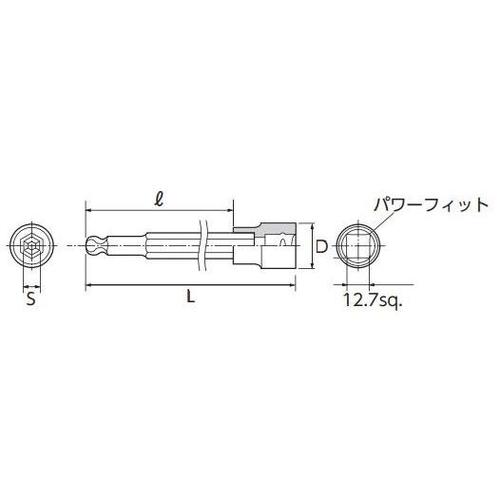 HexビットソケットセットEA618RW−405