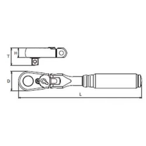 ラチェットハンドルEA619BA−4A