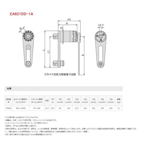 強力パワーレンチ EA621DD−1A