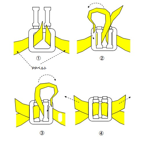 PPバンド用バックル EA628PM−10