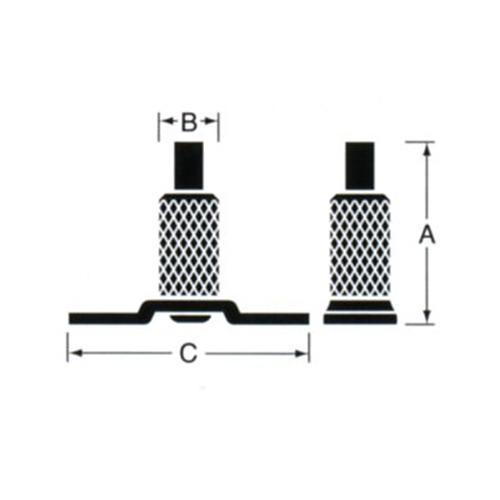ディスプレイ金具(固定)EA628SG−6
