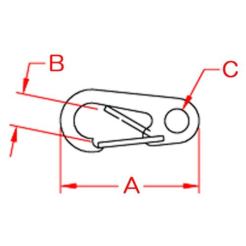スプリングスナップ(OD色)EA638AE−2