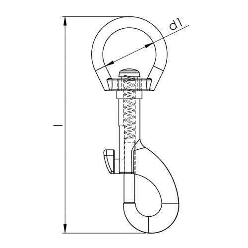 スプリングスナップEA638AX−75
