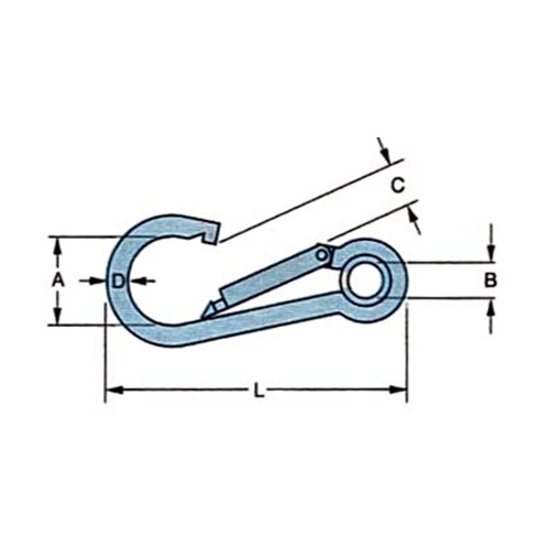 スナップフック EA638CT−1