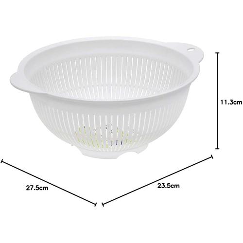 ザル24 レンジ対応 ホワイト 3セット