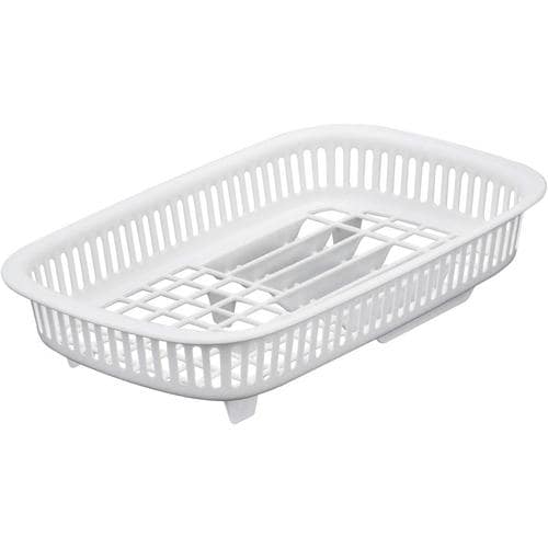 水切りカゴ 皿立て スリム ホワイト