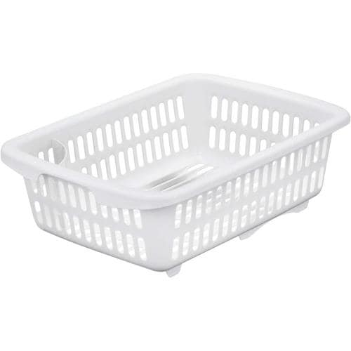 水切りカゴ M フード 箸立て付き ホワイト