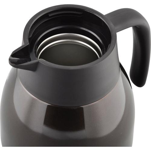 卓上ポット レバー式栓 1L ブラウン